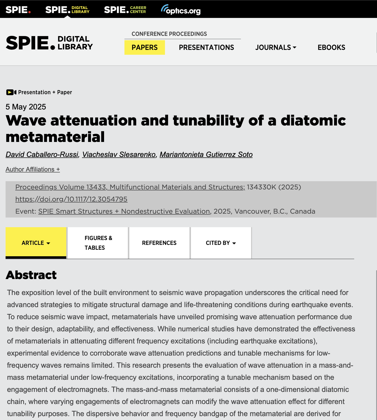 spie website